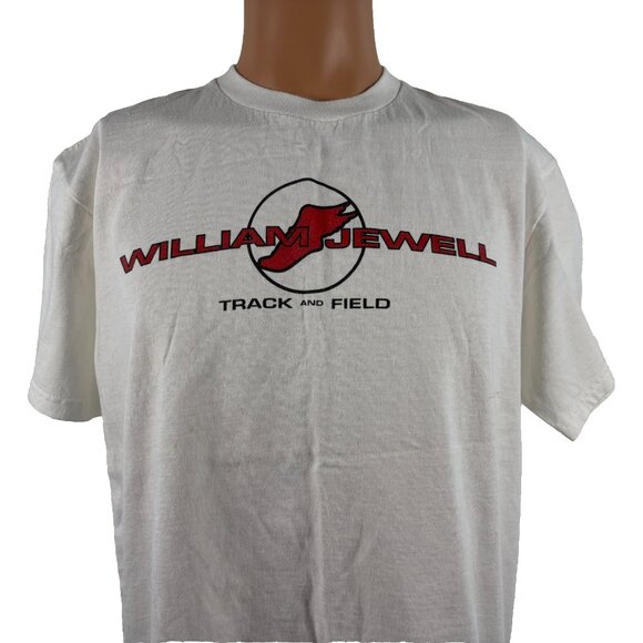 Vintage Nike William Jewell Track And Field T Shirt Mens M College Missouri 90s - Picture 1 of 3